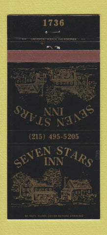 Matchbook Cover - Seven Stars Inn Phoenixville PA 30 Strike