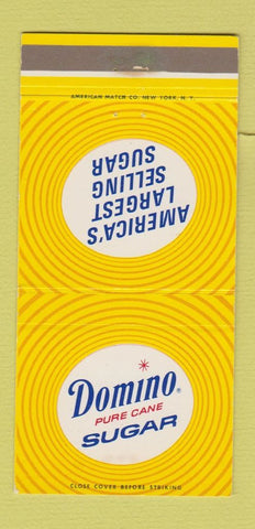 Matchbook Cover - Domino Cane Sugar 30 Strike