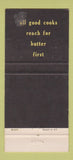 Matchbook Cover - Real Butter WEAR 30 Strike