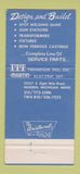 Matchbook Cover - ITT Thompson Martin Electric Warren MI 30 Strike