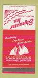 Matchbook Cover - Edgewater Inn Marina Hotel Long Beach CA WEAR 30 Strike