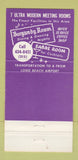 Matchbook Cover - Edgewater Inn Marina Hotel Long Beach CA WEAR 30 Strike