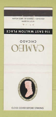 Matchbook Cover - Cameo Chicago IL restaurant 30 Strike