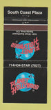 Matchbook Cover - Planet Hollywood Santa Ana CA 30 Strike
