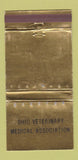 Matchbook Cover - Ohio Veterinary Medical Association WORN 30 Strike