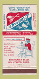 Matchbook Cover - L' Auberge Hollywood CA 30 Strike