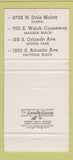 Matchbook Cover - Imperial House Tampa Madiera Beach Winter Park FL 30 Strike