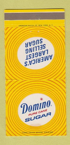 Matchbook Cover - Domino Pure Cane Sugar 30 Strike