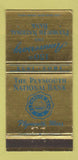 Matchbook Cover - Plymouth Bank MA 1953 WEAR 30 Strike