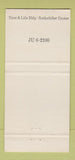 Matchbook Cover - Hemisphere Club Rockefeller Center New York City 30 Strike