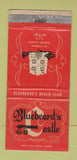 Matchbook Cover - Bluebeard's Castle St Thomas Virgin Islands WORN 30 Strike