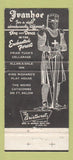 Matchbook Cover - Ivanhoe Restaurant Chicago IL WEAR 30 Strike