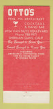 Matchbook Cover - Otto's Pink Pig Restaurant Sherman Oaks CA 30 Strike