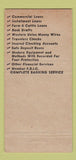 Matchbook Cover - First State Bank Dimmitt TX WEAR 30 Strike