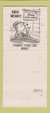 Matchbook Cover - First National Bank Ogden IL 30 Strike