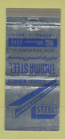 Matchbook Cover - Tacoma Steel Equipment WA WEAR 30 Strike
