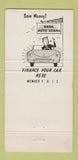 Matchbook Cover - Bradford National Bank Fairlee VT 30 Strike