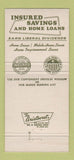 Matchbook Cover - First Federal Savings and Loan Longview TX 30 Strike