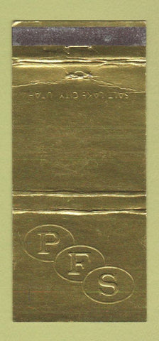Matchbook Cover - Prudential Federal Savings Salt Lake City UT WEAR 30 Strike