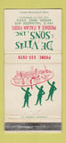 Matchbook Cover - De Vitis & Sons Italian Foods Akron OH WEAR 30 Strike