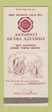 Matchbook Cover - Fidelity Trust Company Pittsburgh PA 30 Strike