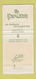 Matchbook Cover - The Rose and Crown Pub Waikiki Hawaii WEAR 30 Strike