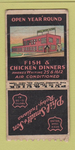 Matchbook Cover - Phil Smidt Son Roby IA PULLQUICK WORN