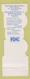 Matchbook Cover - Royal Bank Westside St Louis MO