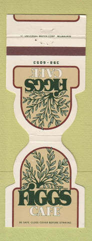 Matchbook Cover - Figgs Cafe Clock Tower Inn Rockford IL