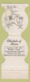 Matchbook Cover - Benjamin's Taunton MA restaurant WEAR