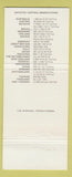 Matchbook Cover - Novotel Australia Hotels CHAIN