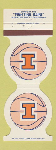 Matchbook Cover - Illinois Illini Basketball 1981-92 Bank Champaign IL