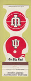 Matchbook Cover - Indiana Hoosiers Football Basketball Credit Union 1985