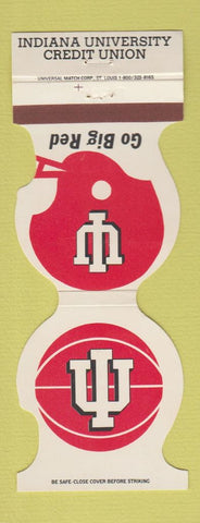 Matchbook Cover - Indiana Hoosiers Football Basketball Credit Union 1985 WEAR