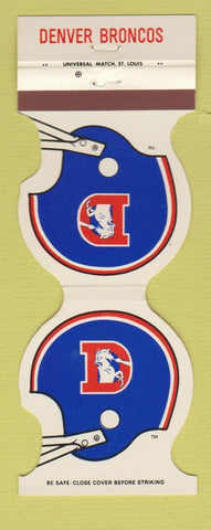 Matchbook Cover - Denver Broncos Football WEAR