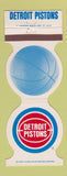 Matchbook Cover - Detroit Pistons Basketball 1982-83