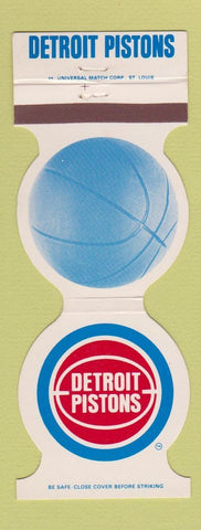 Matchbook Cover - Detroit Pistons Basketball 1982-83