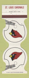 Matchbook Cover - St Louis Cardinals Football 1983 Brentwood Bank