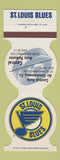 Matchbook Cover - St Louis Blues Hockey Central Auto AC Radiator 1982-83