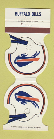 Matchbook Cover - Buffalo Bills Football 1981 Salfranco's Hamburg NY