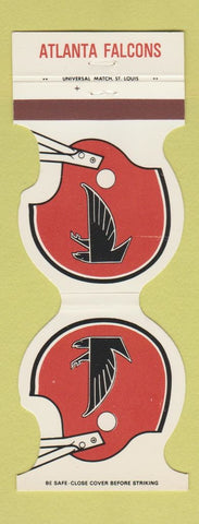 Matchbook Cover - Atlanta Falcons Football 1980 IBM Credit Union Boca Raton FL