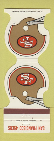 Matchbook Cover - San Francisco 49ers Football 1982 US Steel Supply CA
