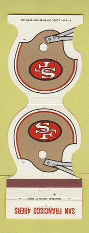 Matchbook Cover - San Francisco 49ers Football 1985 Northfield Hilton Troy MI