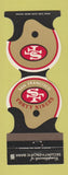 Matchbook Cover - San Francisco 49ers Football 1973 Security Pacific Bank