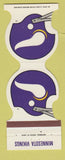 Matchbook Cover - Minnesota Vikings Football 1981 Fairmont Bank MN