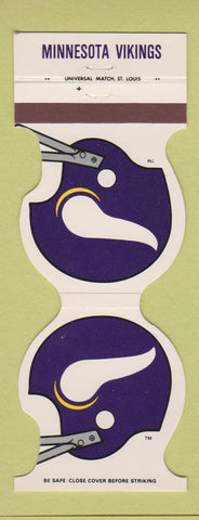 Matchbook Cover - Minnesota Vikings Football 1982 Mark's Eden Prairie MN gas?