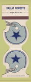 Matchbook Cover - Dallas Cowboys Football 1981 Odessa 66 Credit Union TX