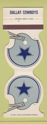 Matchbook Cover - Dallas Cowboys Football 1981 Odessa 66 Credit Union TX
