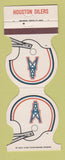 Matchbook Cover - Houston Oilers Football 1981 Kwik Kopy