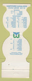 Matchbook Cover - Hartford Whalers Hocket 7up Soda 1980-81 WEAR